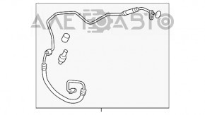 Compresorul de aer condiționat al cuptorului Hyundai Sonata 11-15