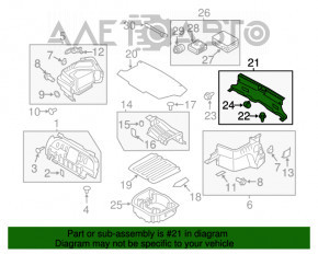 Capac portbagaj Hyundai Sonata 11-15 zgâriată.