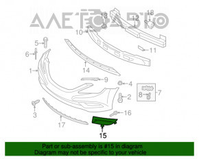 Capacul drept al farului de ceata pentru Hyundai Sonata 11-15 are prinderea fisurata.