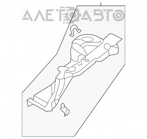 Panoul frontal stânga Hyundai Sonata 11-15 argintiu Y5, lipsesc longeronii