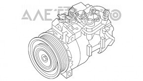 Компрессор кондиционера Infiniti QX30 17-