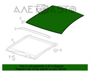 Geamul portbagajului Infiniti QX30 17-