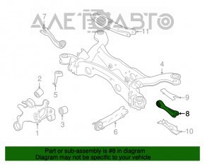 Maneta transversală spate dreapta Infiniti QX30 17-