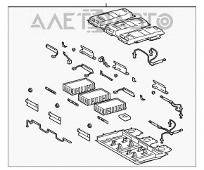 Baterie de acumulator completă VVB pentru Lexus RX450h 10-15