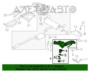 Катализатор Lincoln MKC 15- 2.0T