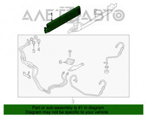 Radiatorul de răcire a cutiei de viteze Lincoln MKC 15- nou original