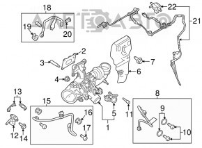 Turbina Ford Fusion mk5 13- 2.0T 67k