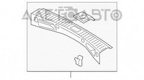 Capacul portbagajului Lincoln MKC 15- negru uzat