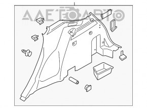 Capacul arcului drept Lincoln MKC 15- negru zgâriat