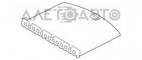 Capacul portbagajului Lincoln MKC 15- negru, prindere rupta, zgarieturi