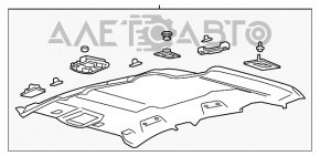 Обшивка потолка Lincoln MKC 15- черн, панорама