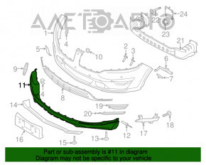 Buza bara fata Lincoln MKC 15-18 pre-restilizare, structura, prindere rupta.