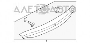 Spoilerul capacului portbagajului Lincoln MKZ 13-16 pentru camera, suport rupt.