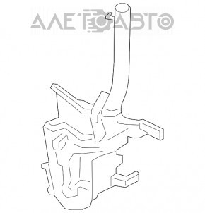 Бачок омывателя Ford Fusion mk5 13-16 с датчиком, без крышки