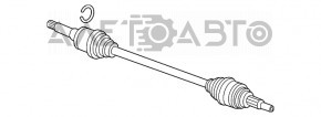 Ax cu came spate stânga Lincoln MKZ 13-20