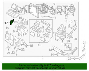 Actuator motor pentru acționarea ventilatorului de încălzire și aer condiționat pentru Mazda 3 14-18 BM