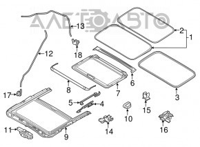 Capacul de la baie Mazda 3 14-18 BM