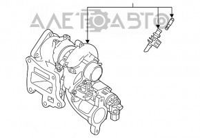 Turbina Mazda CX-9 16-102k, cu tuburi