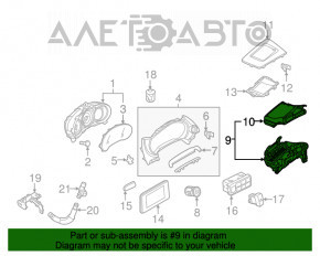 Monitor, display, navigație Mazda CX-9 16-