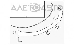 Capac portbagaj superior Mazda CX-9 16-