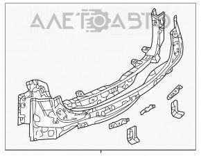 Задняя панель Mazda CX-9 16- комплект 4 части
