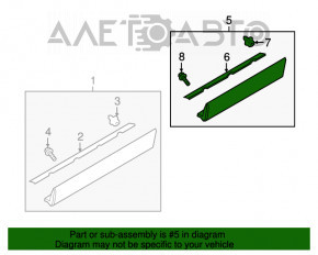 Capac usa spate dreapta jos Mazda CX-9 16-