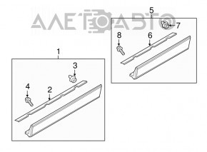 Capac usa spate dreapta jos Mazda CX-9 16-