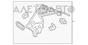 Capac spate dreapta Mercedes CLA 14-19