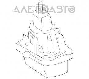 Планка подсветки номера крышки багажника Mercedes CLA 14-19