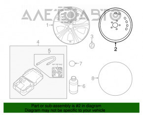 Set de jante R16 X 6,5J ET40 5*114.3 4 bucăți Nissan Leaf 11-17