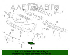 Capacul farului stâng Nissan Rogue 14-16 nou TW neoriginal