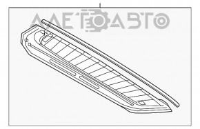 Geam spate portbagaj Porsche Cayenne 958 11-14 tonifiat.