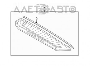 Geam spate portbagaj Porsche Cayenne 958 11-14