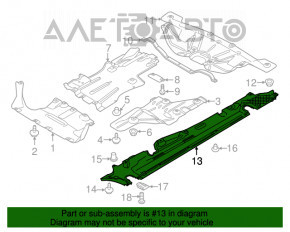 Protecție prag dreapta Porsche Cayenne 958 11-14, nou, original OEM