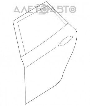 Usa goala spate dreapta Subaru Forester 14-18 SJ grafit 61K mici lovituri