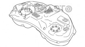 Топливный бак Subaru Forester 14-18 SJ 2.5, 2.0