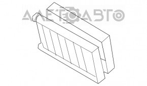 Radiatorul de încălzire a aerului pentru Subaru Forester 14-18 SJ.