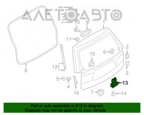 Blocare portbagaj Subaru Outback 15-19