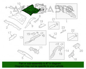 Корыто багажника Subaru Forester 14-18 SJ