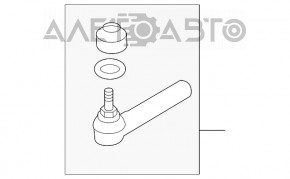 Cap de bara stânga Subaru Outback 20-