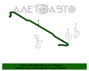 Stabilizator spate pentru Subaru XV Crosstrek 13-17