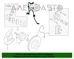 Senzor ABS față stânga Subaru Forester 14-18 SJ