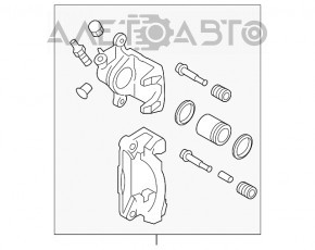 Suport spate dreapta Subaru Impreza 17- GK