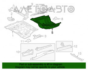 Корыто багажника Toyota Avalon 13-18