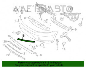 Отражатель задний левый VW Beetle 12-19 новый OEM оригинал