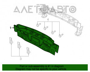 Panoul din spate al VW Beetle 12-19, set de 4 piese.