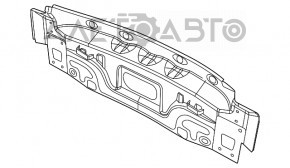 Panoul din spate al VW Beetle 12-19, format din 2 piese, este perforat.