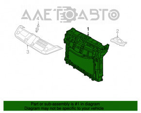 Televizor radiator VW Beetle 12-19 panou nou TW neoriginal.