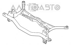 Подрамник задний VW Jetta 11-18 USA ржавый