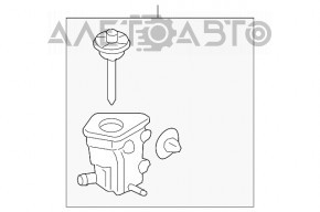 Rezervorul de direcție asistată pentru VW Jetta 11-18 SUA 2.5, 2.0, nou, original OEM